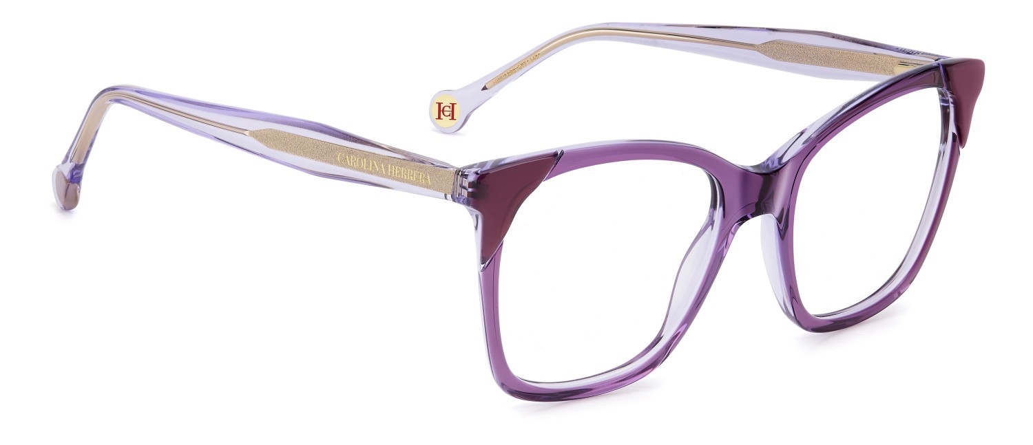 Occhiali da vista Carolina Herrera Her 0290 109527 0T7 colore plum forma rettangolare 
