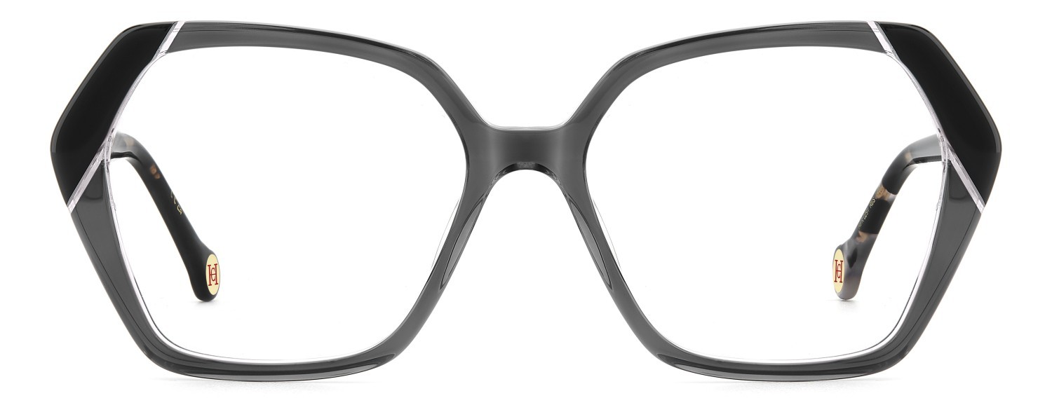 Occhiali da vista Carolina Herrera Her 0291 109528 R6S colore grey black forma farfalla 