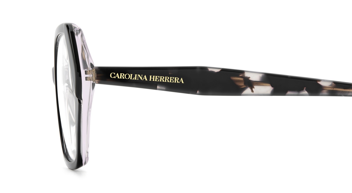 Occhiali da vista Carolina Herrera Her 0291 109528 R6S colore grey black forma farfalla 