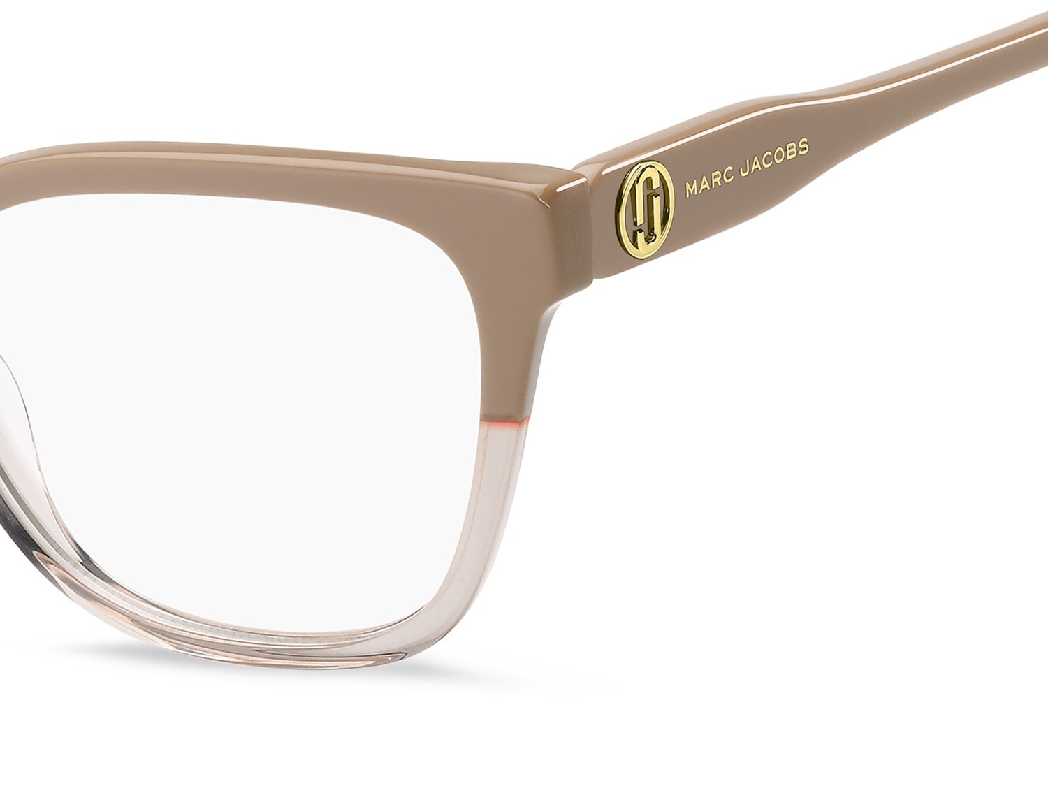 Occhiali da vista Marc Jacobs 816 109531 10A colore beige forma rettangolare 
