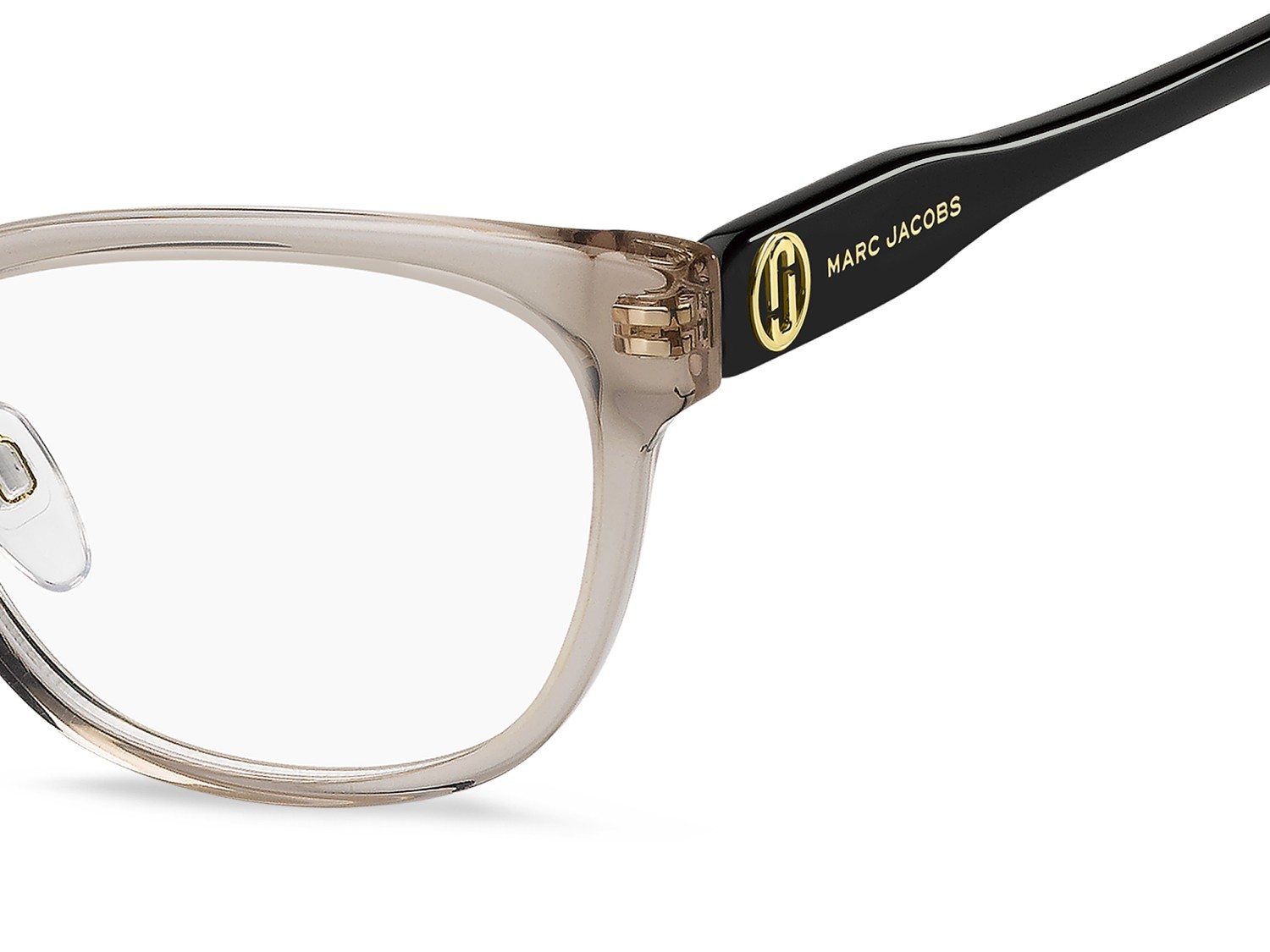 Occhiali da vista Marc Jacobs 818/F 109533 6X4 colore nude black forma rettangolare 