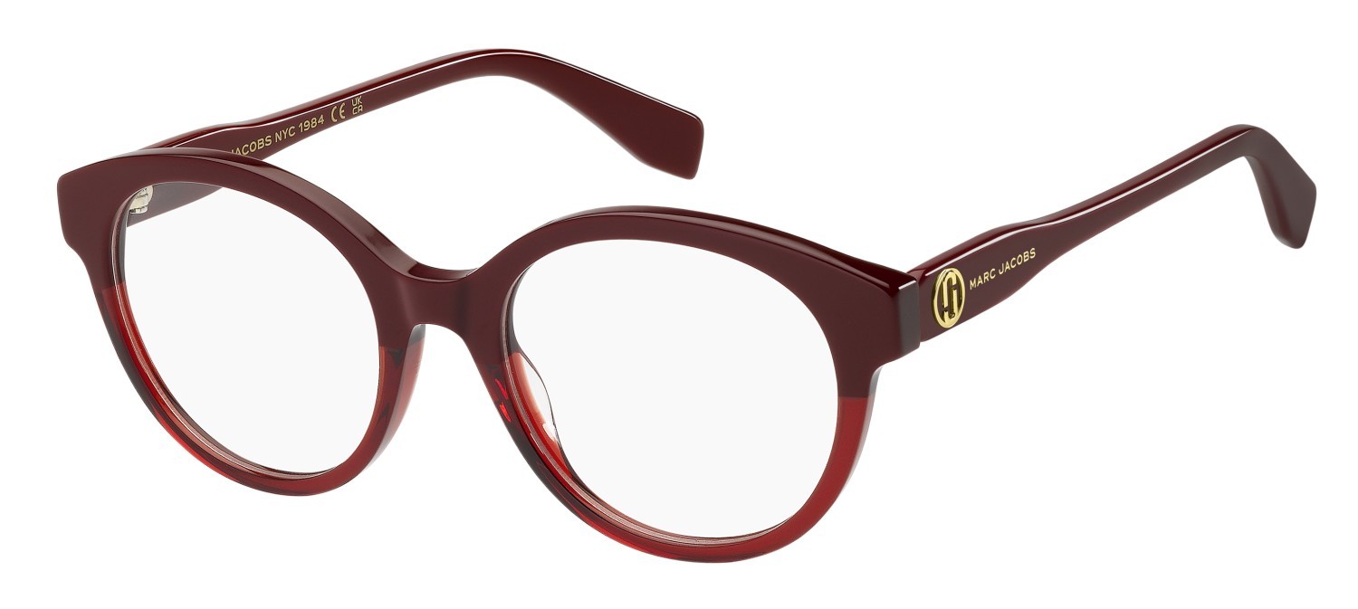 Eyeglasses Marc Jacobs 817 109534 LHF color burgundy shape cat eye 