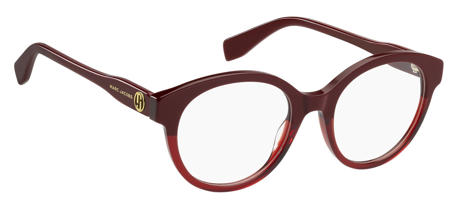 Eyeglasses Marc Jacobs 817 109534 LHF color burgundy shape cat eye 