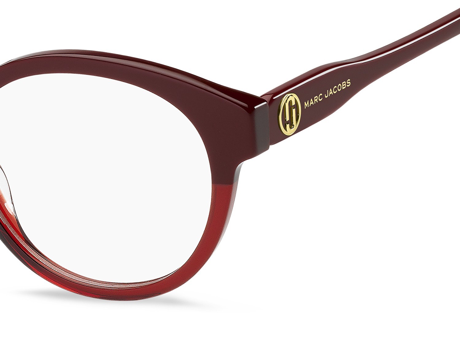 Eyeglasses Marc Jacobs 817 109534 LHF color burgundy shape cat eye 