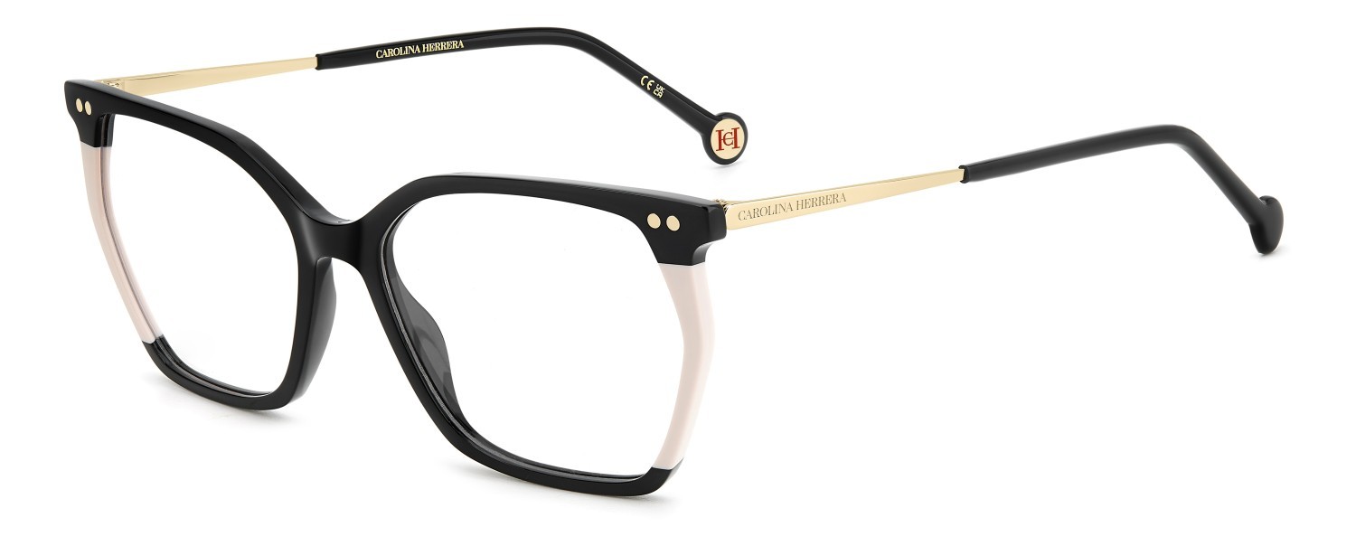 Eyeglasses Carolina Herrera Her 0293 109538 807 color black shape rectangle 