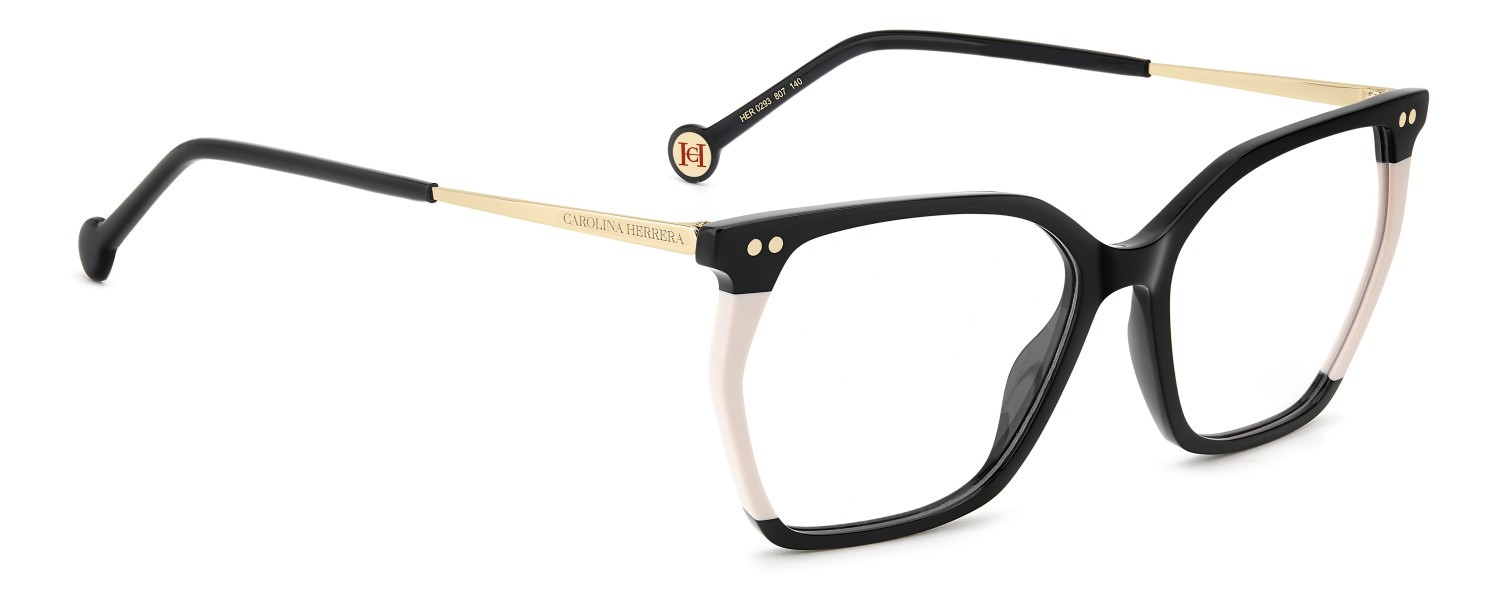 Eyeglasses Carolina Herrera Her 0293 109538 807 color black shape rectangle 