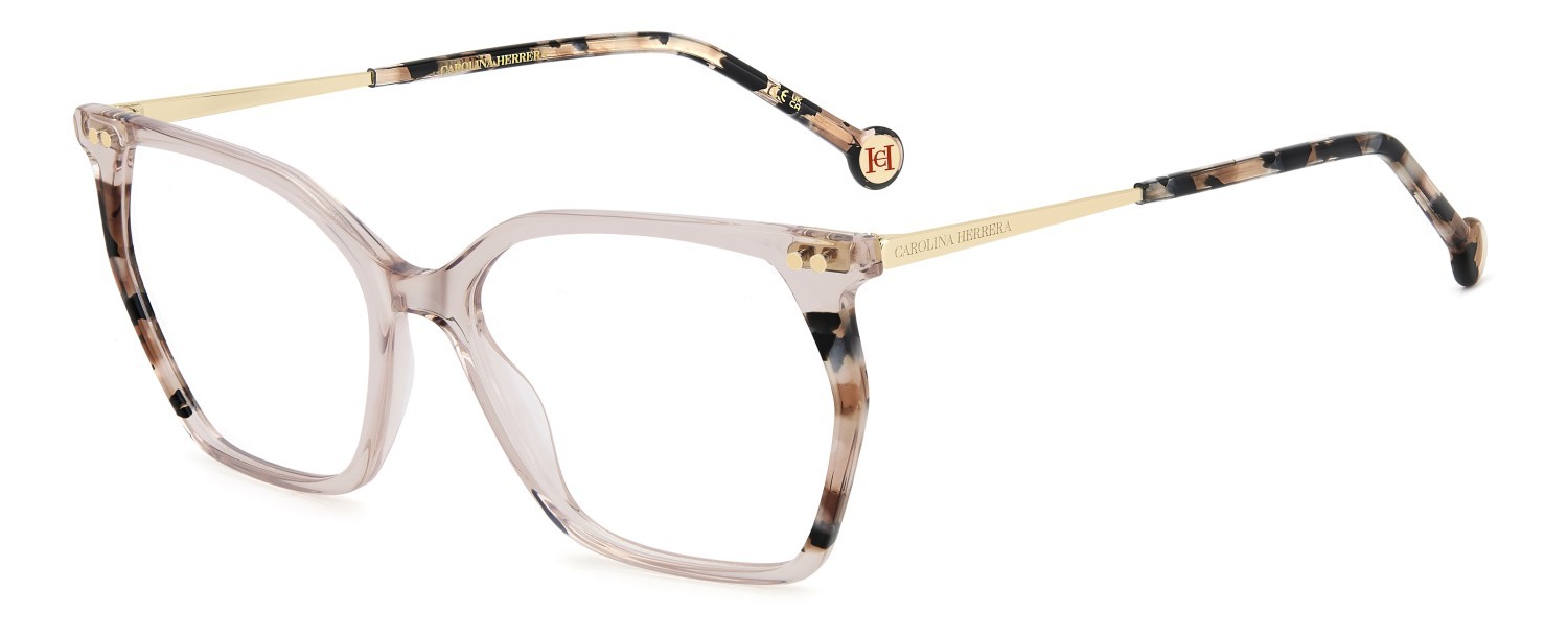 Occhiali da vista Carolina Herrera Her 0293 109538 FWM colore nude forma rettangolare 