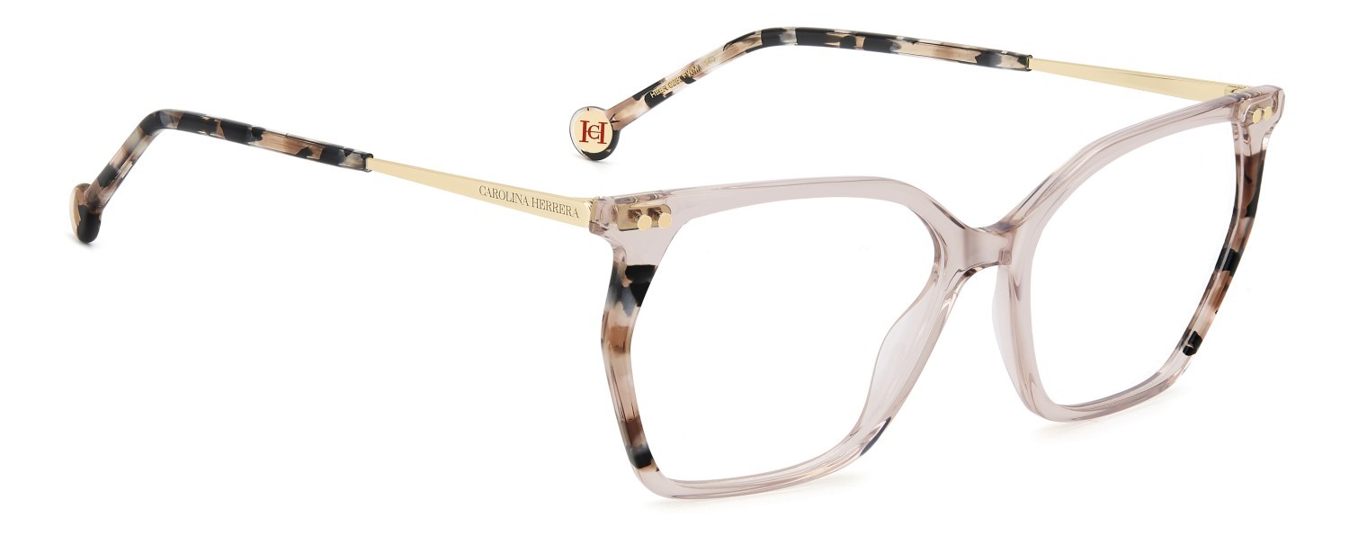 Occhiali da vista Carolina Herrera Her 0293 109538 FWM colore nude forma rettangolare 