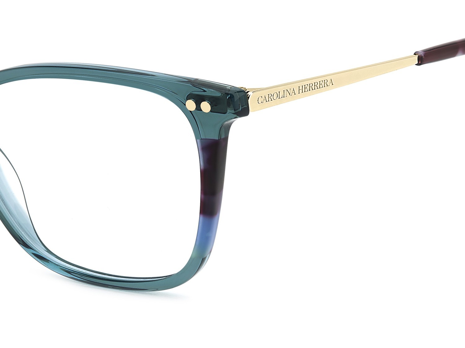 Eyeglasses Carolina Herrera Her 0294 109539 1ED color green shape rectangle 