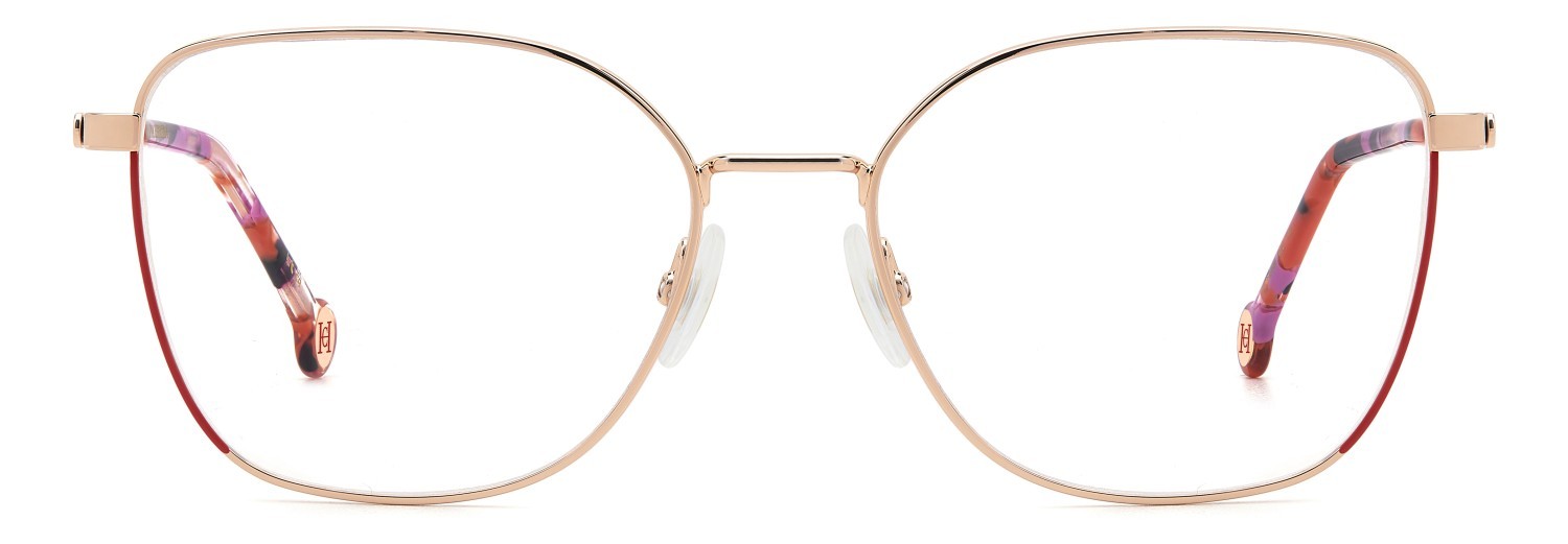 Occhiali da vista Carolina Herrera Her 0295 109540 AU2 colore red gold forma farfalla 