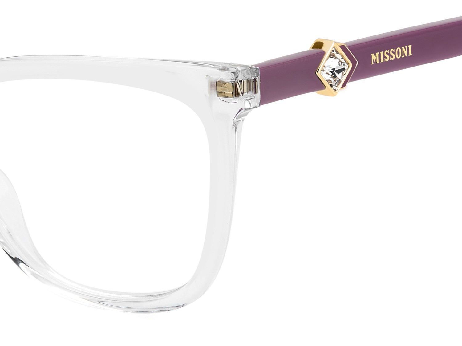 Brillen Missoni Mis 0231 109542 900 farbe crystal form rechteckig 