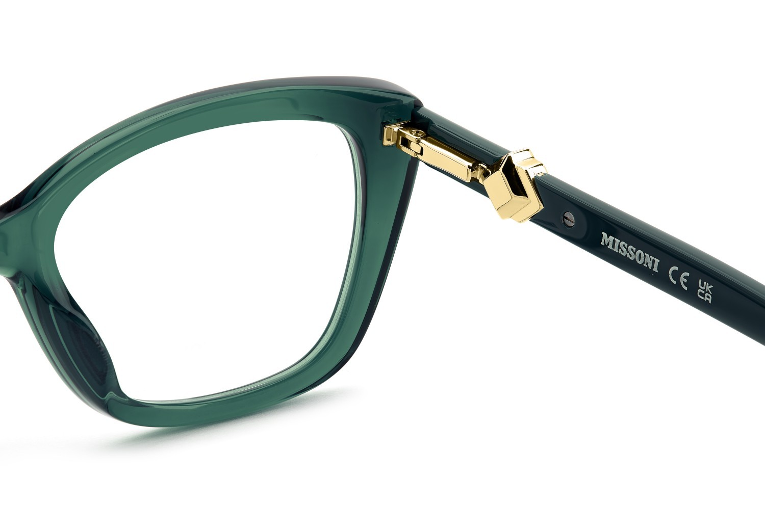 Occhiali da vista Missoni Mis 0230/G 109543 1ED colore green forma rettangolare 