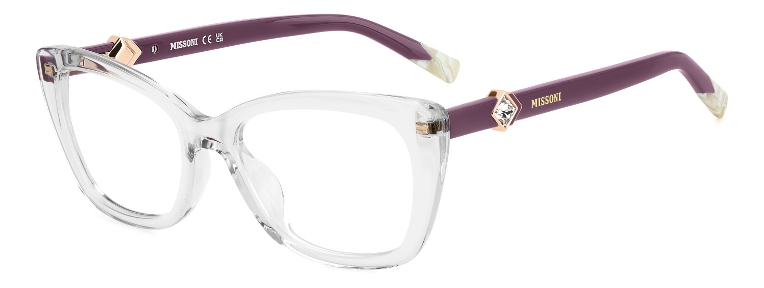 Occhiali da vista Missoni Mis 0230/G 109543 900 colore crystal forma rettangolare 