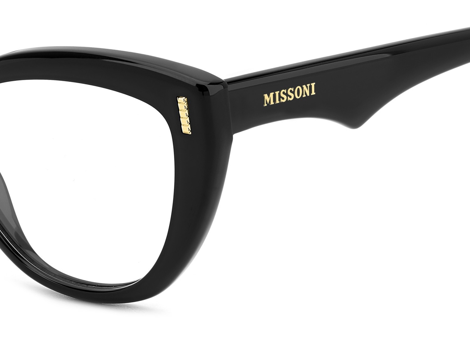 Occhiali da vista Missoni Mis 0234 109544 807 colore black forma cat eye 