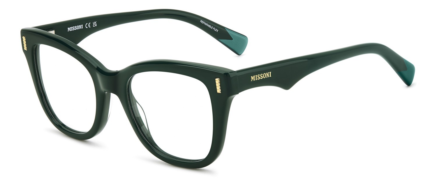 Occhiali da vista Missoni Mis 0235 109545 1ED colore green forma quadrato 