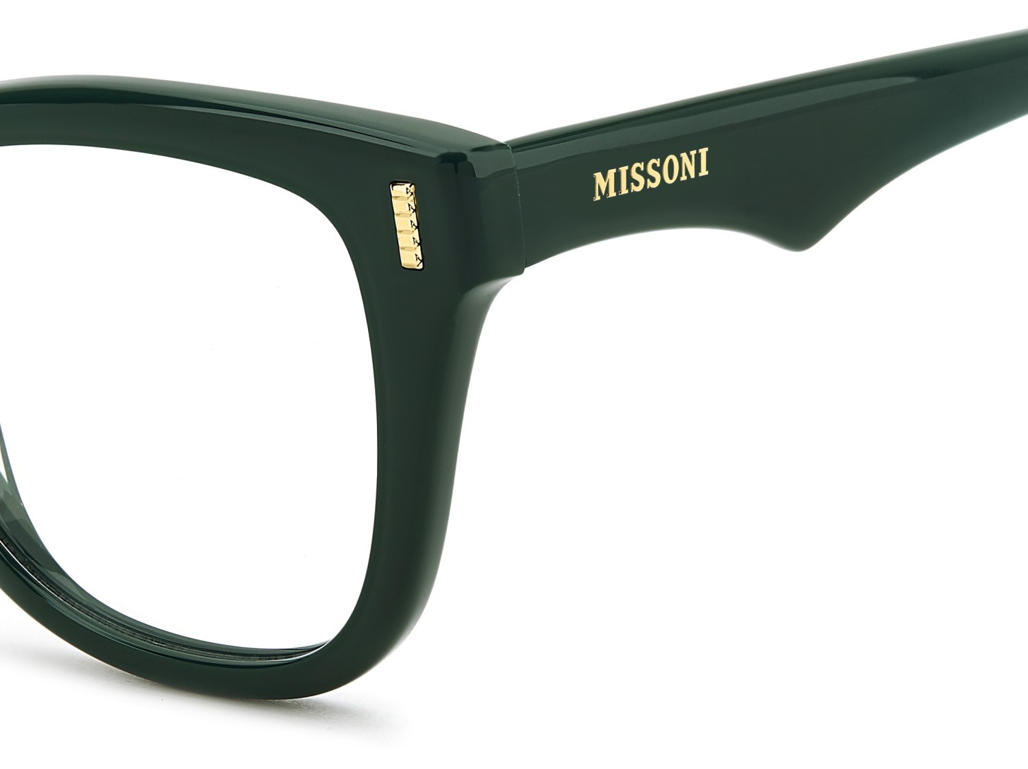 Occhiali da vista Missoni Mis 0235 109545 1ED colore green forma quadrato 