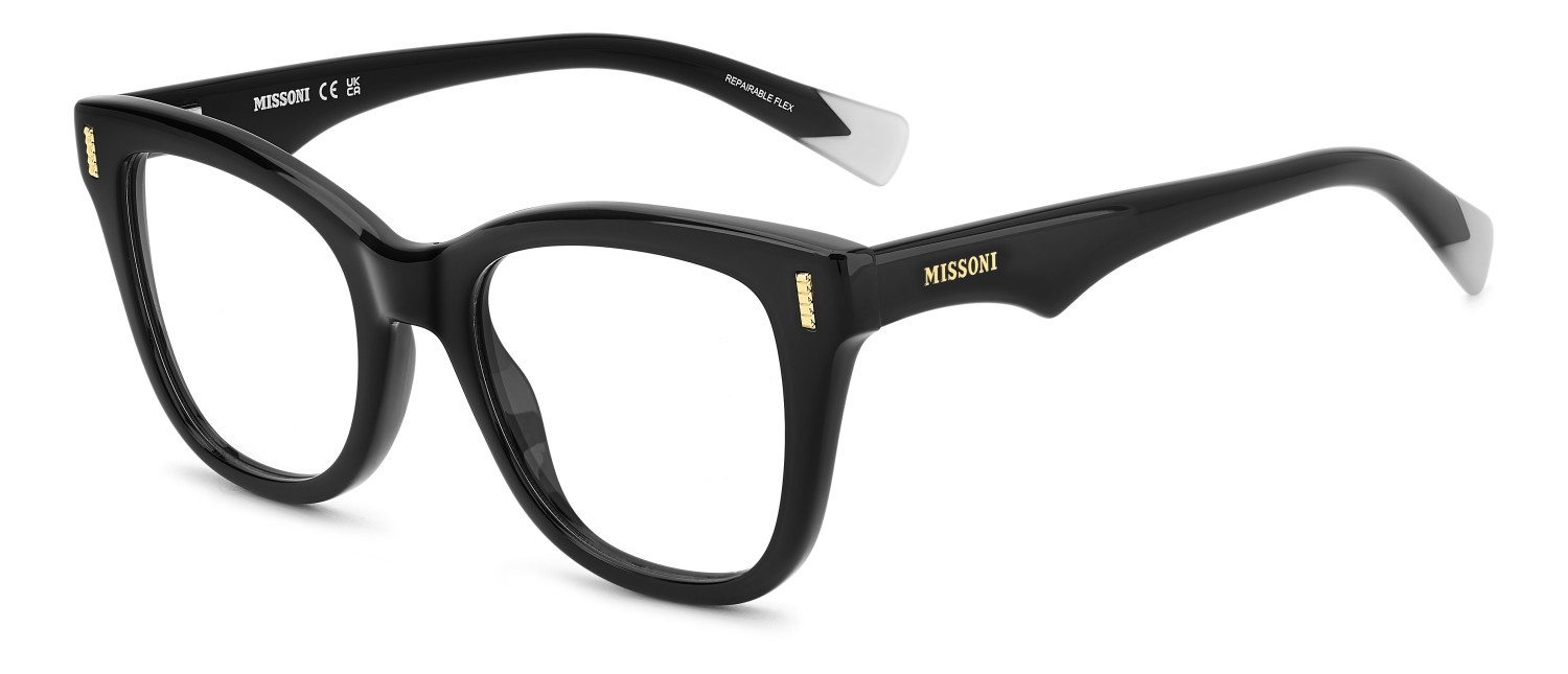 Occhiali da vista Missoni Mis 0235 109545 807 colore black forma quadrato 