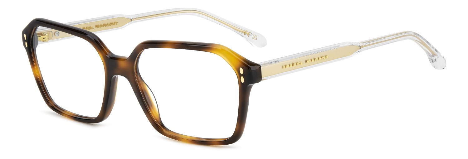 Occhiali da vista Isabel Marant Im 0204 109550 2IK colore havana gold forma rettangolare 