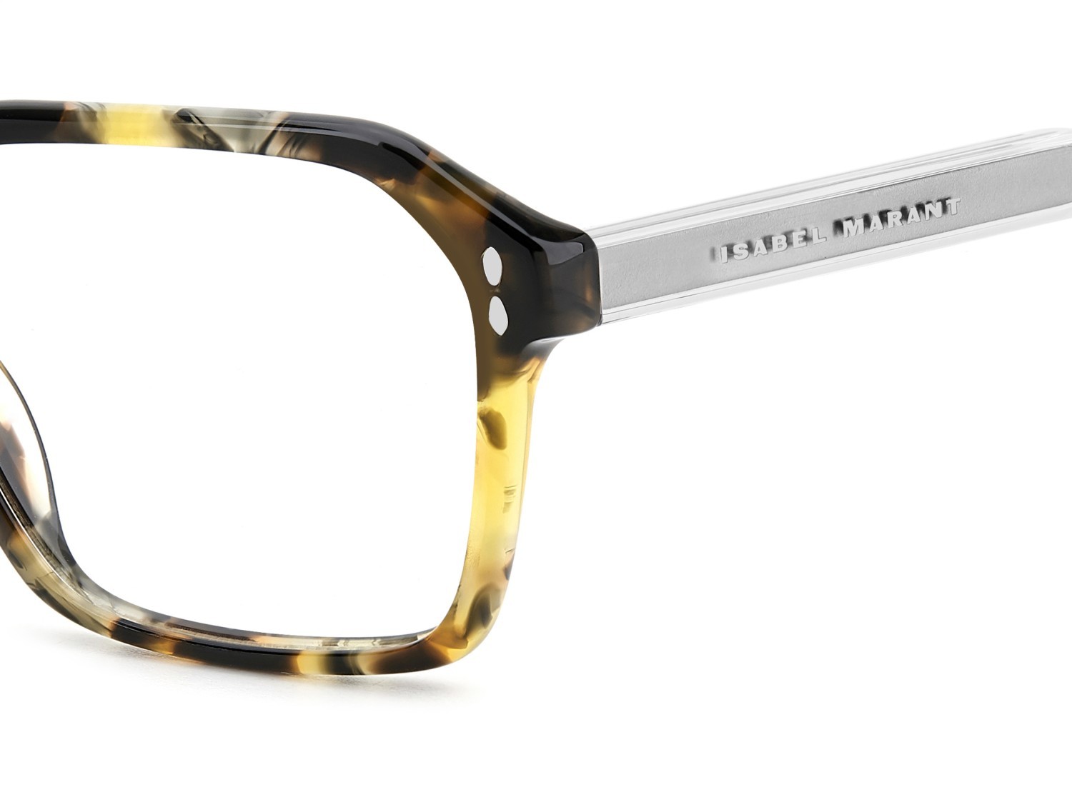 Occhiali da vista Isabel Marant Im 0204 109550 HBN colore yellow havana palladium forma rettangolare 