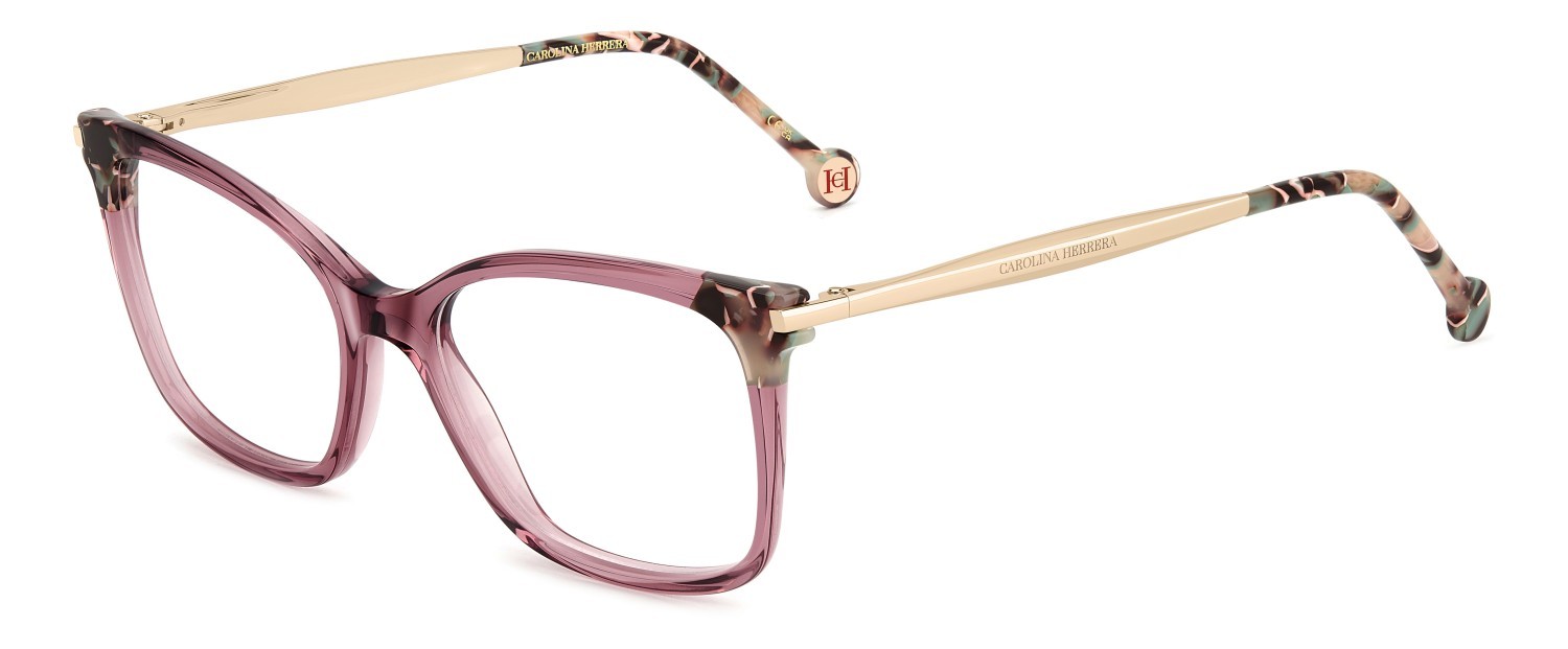 Eyeglasses Carolina Herrera Her 0309 109556 FWM color nude shape rectangle 