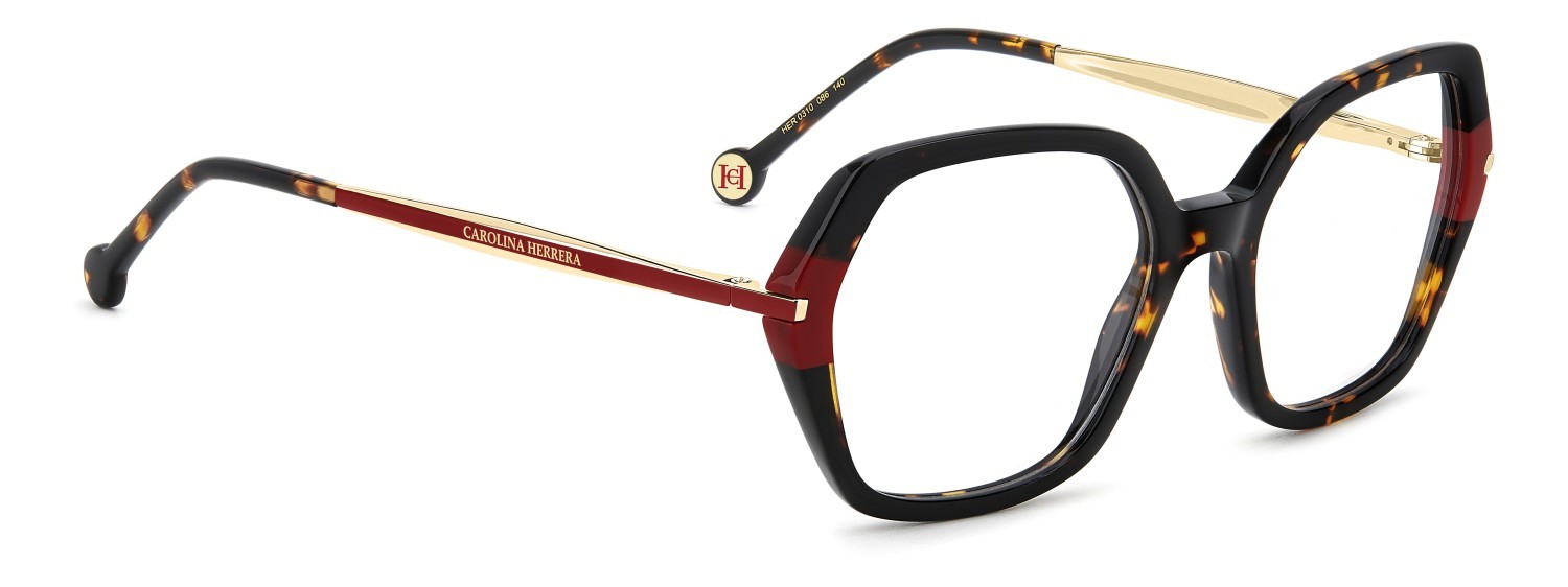 Occhiali da vista Carolina Herrera Her 0310 109557 086 colore havana forma quadrato 