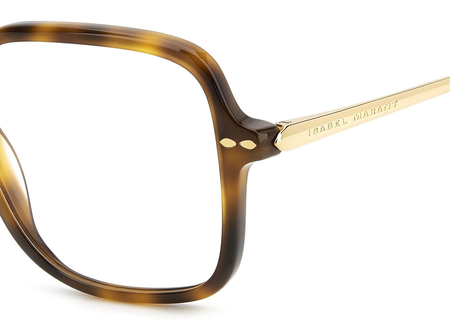 Eyeglasses Isabel Marant Im 0203 109558 2IK color havana gold shape square 