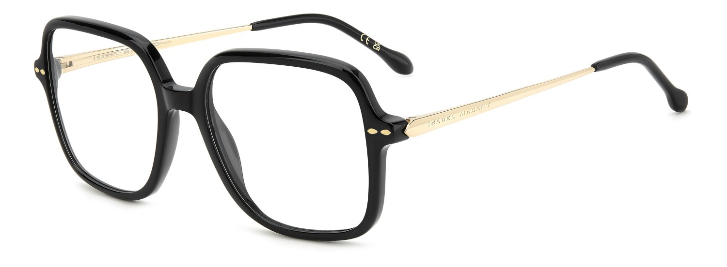 Eyeglasses Isabel Marant Im 0203 109558 2M2 color black gold shape square 