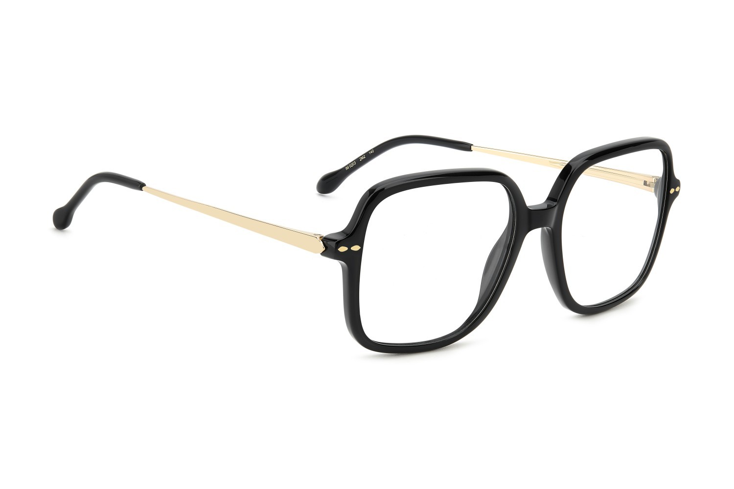 Eyeglasses Isabel Marant Im 0203 109558 2M2 color black gold shape square 