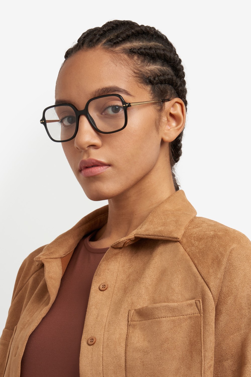 Eyeglasses Isabel Marant Im 0203 109558 2M2 color black gold shape square 