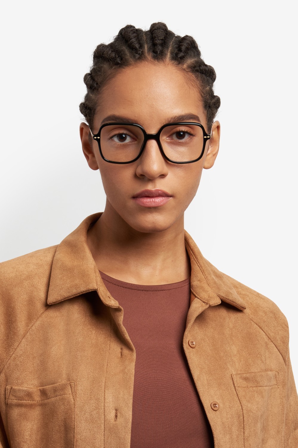 Eyeglasses Isabel Marant Im 0203 109558 2M2 color black gold shape square 