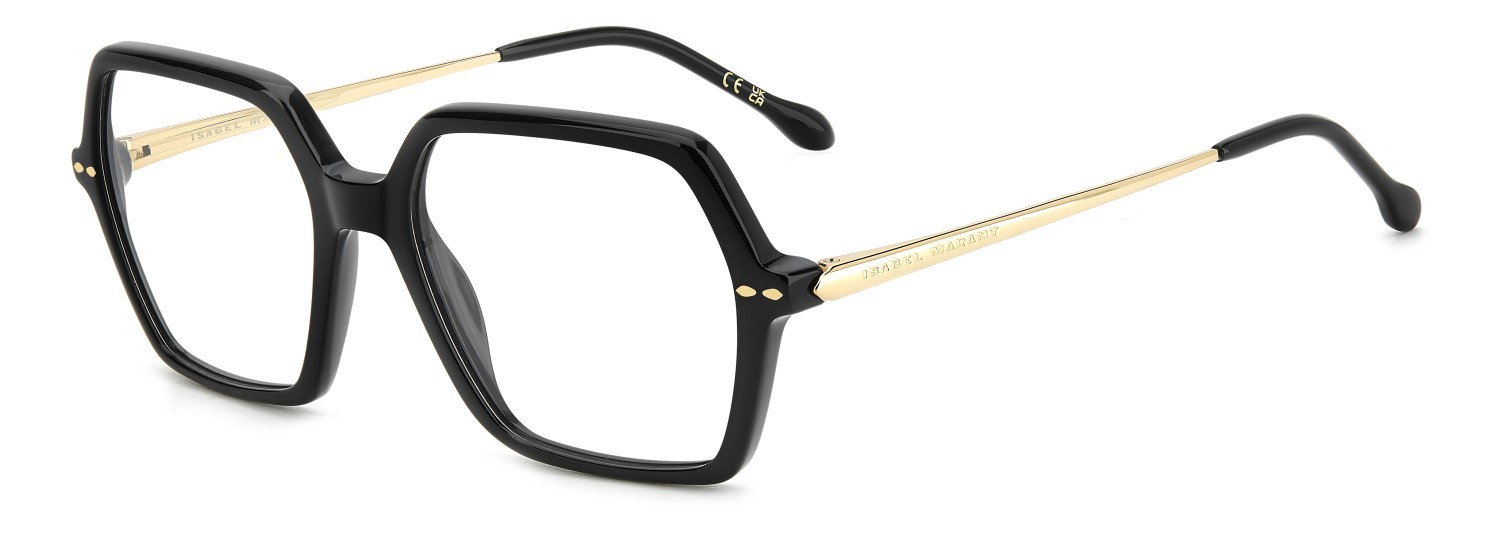 Eyeglasses Isabel Marant Im 0205 109559 2M2 color black gold shape square 