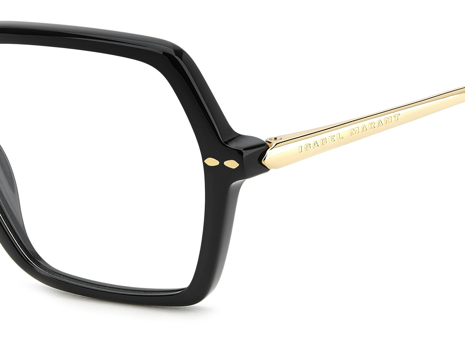 Eyeglasses Isabel Marant Im 0205 109559 2M2 color black gold shape square 