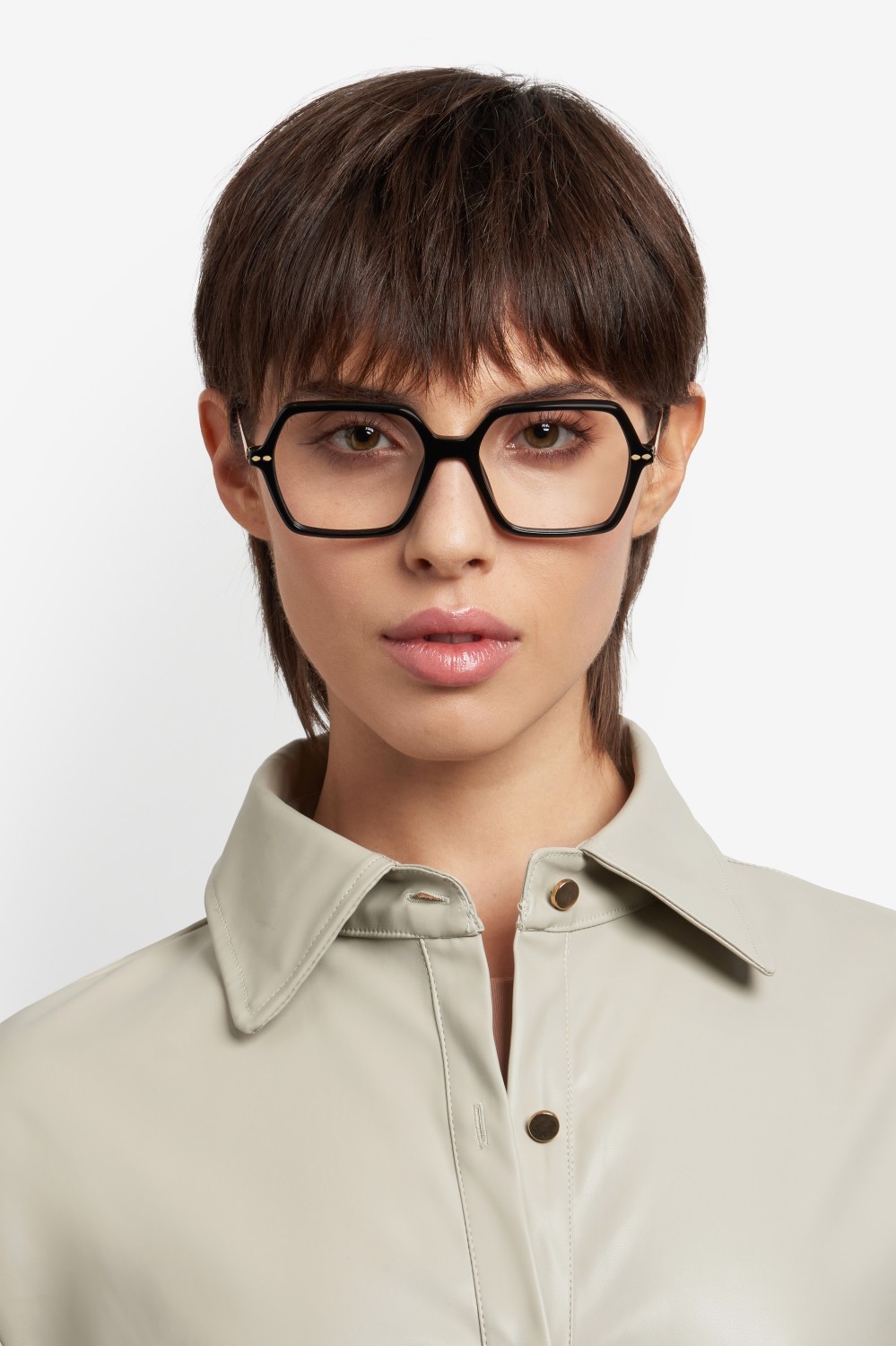 Eyeglasses Isabel Marant Im 0205 109559 2M2 color black gold shape square 