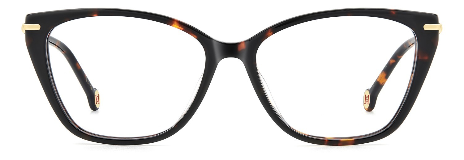Eyeglasses Carolina Herrera Her 0303/G 109563 086 color havana shape rectangle 