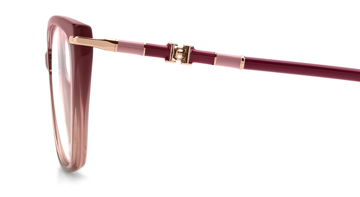 Occhiali da vista Carolina Herrera Her 0303/G 109563 L39 colore shaded burgundy forma rettangolare 