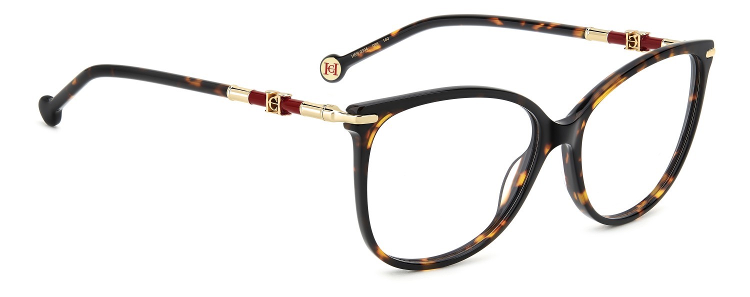 Occhiali da vista Carolina Herrera Her 0304 109564 086 colore havana forma rettangolare 