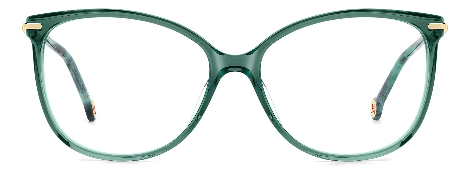 Eyeglasses Carolina Herrera Her 0304 109564 1ED color green shape rectangle 