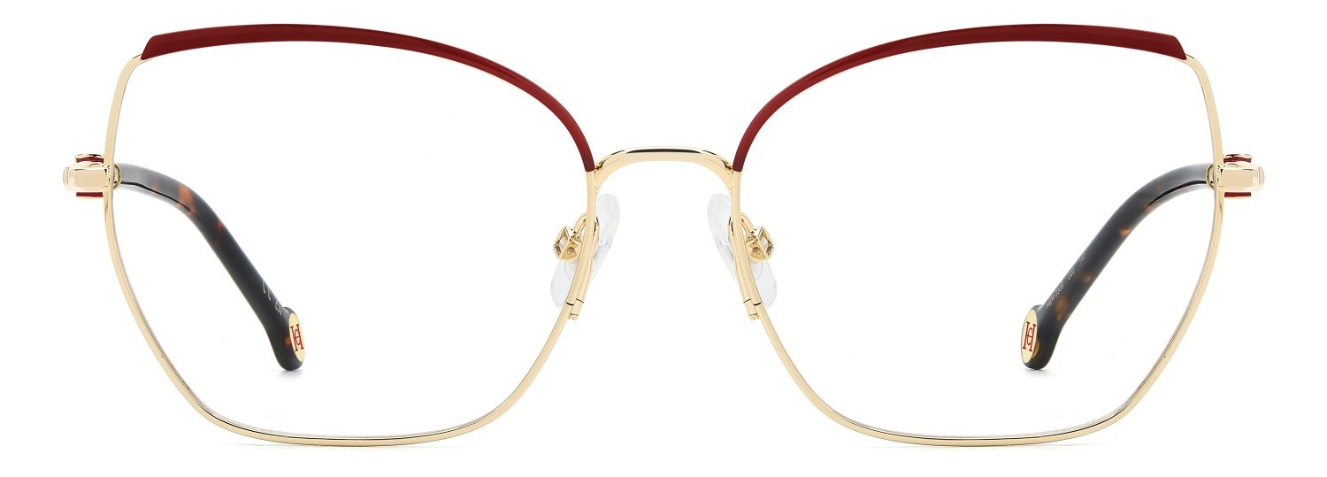 Occhiali da vista Carolina Herrera Her 0306 109565 000 colore rose gold forma farfalla 