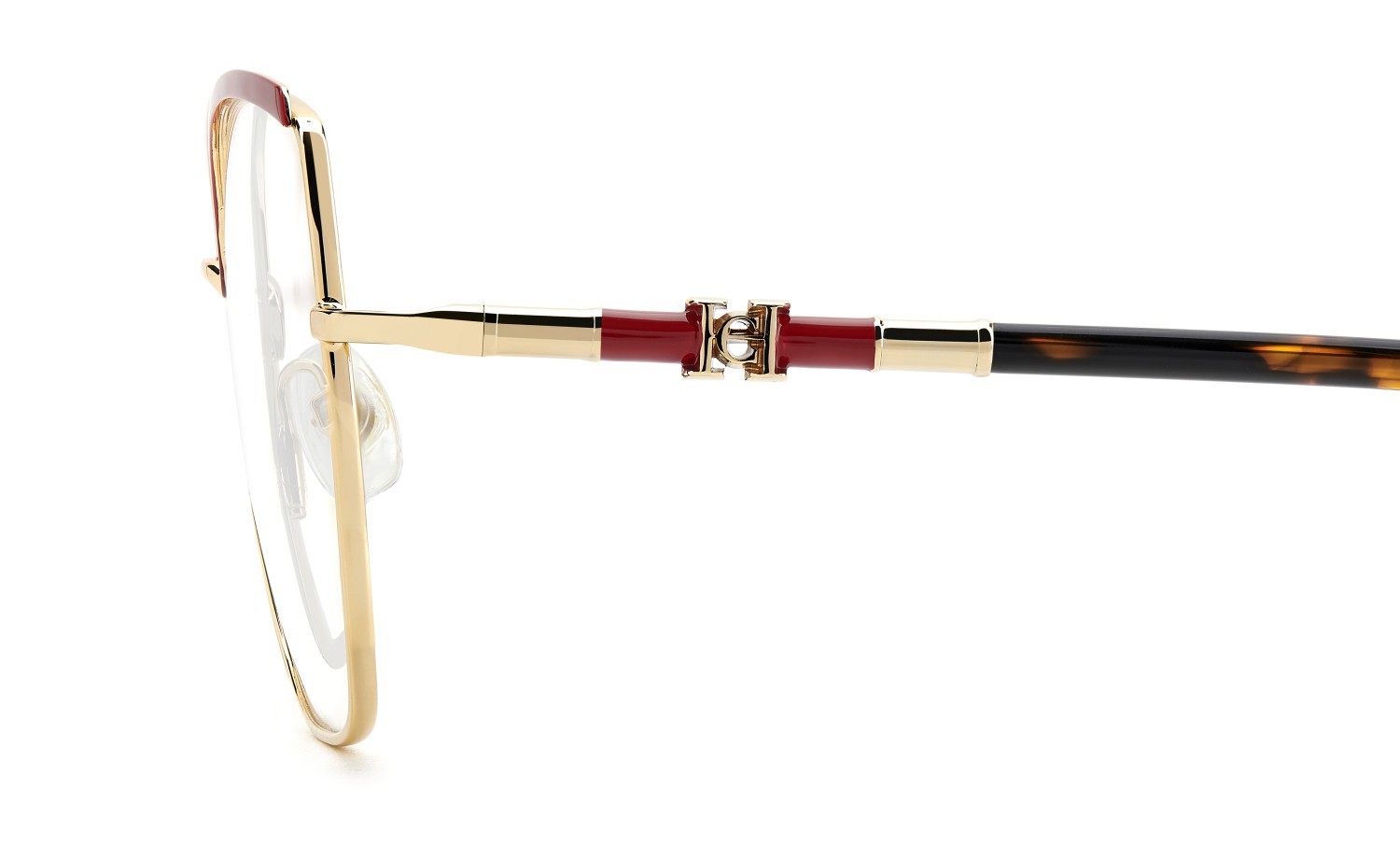 Occhiali da vista Carolina Herrera Her 0306 109565 000 colore rose gold forma farfalla 