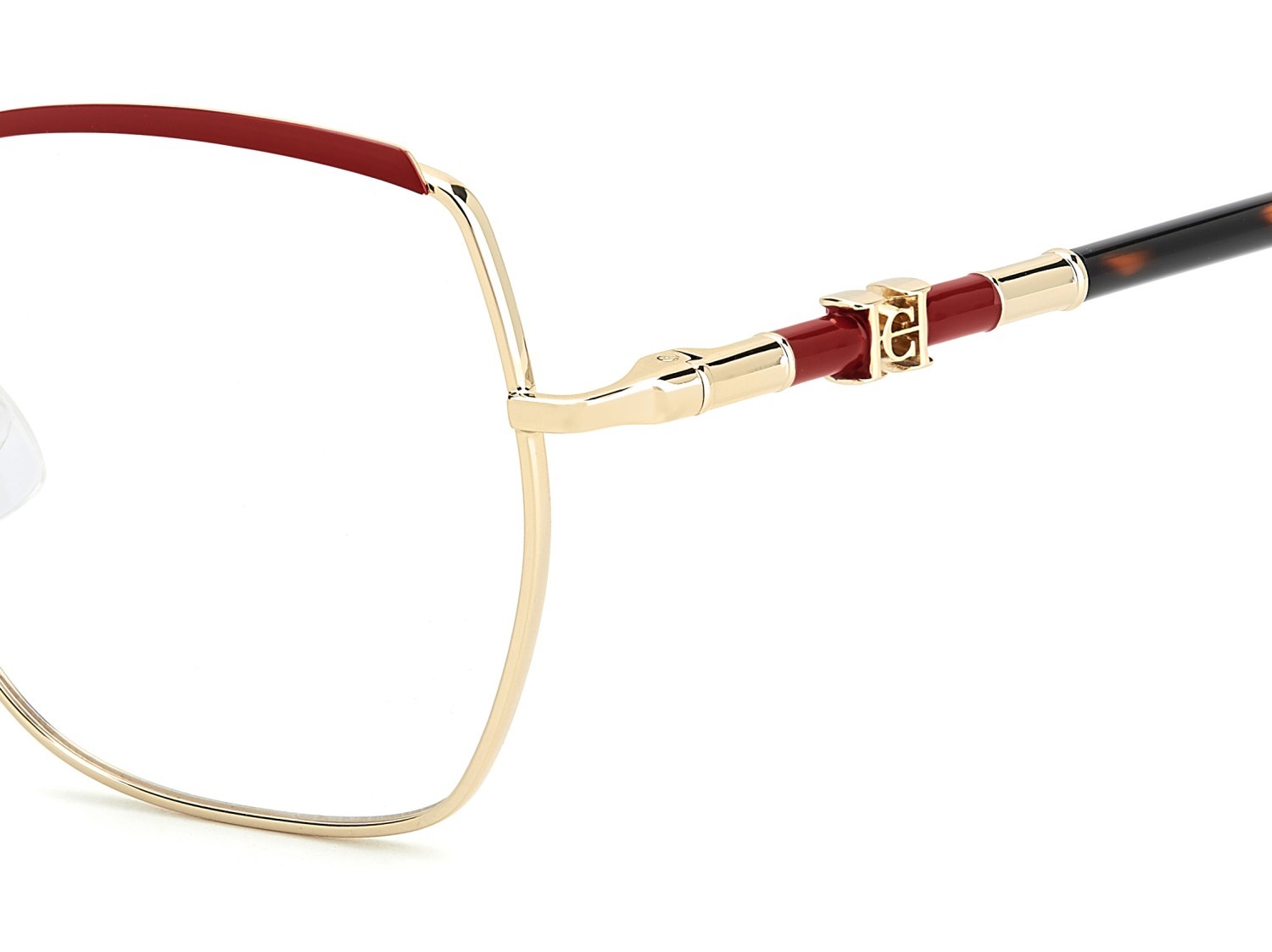 Occhiali da vista Carolina Herrera Her 0306 109565 000 colore rose gold forma farfalla 