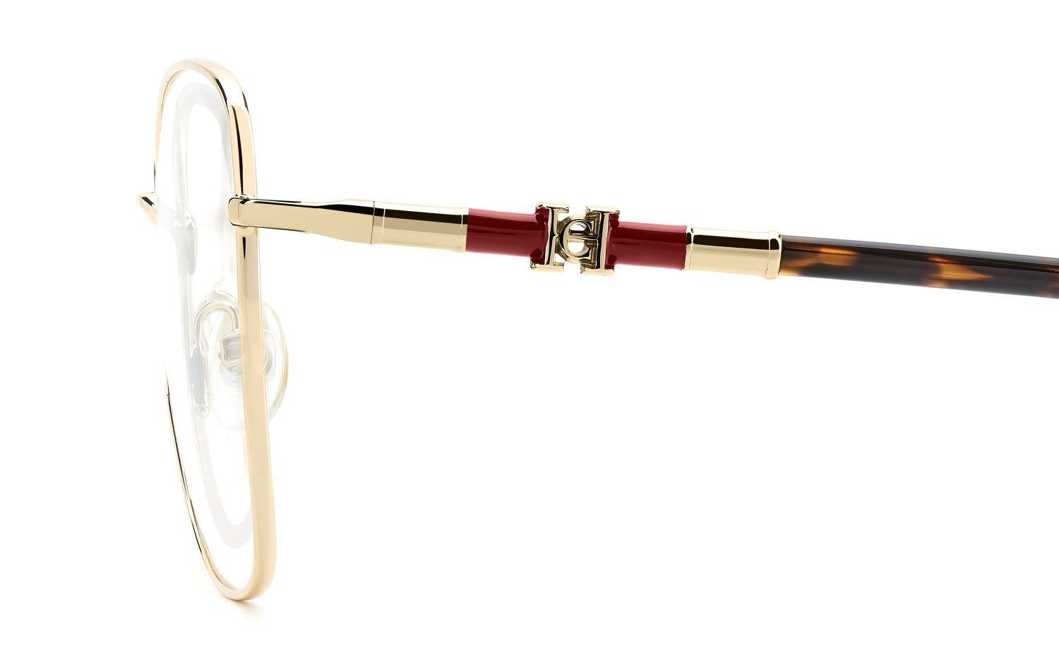 Occhiali da vista Carolina Herrera Her 0305 109566 000 colore rose gold forma farfalla 