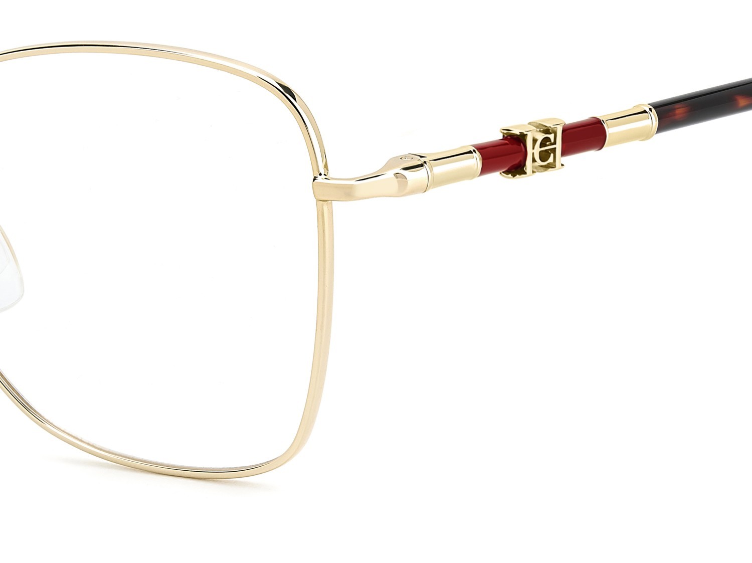 Occhiali da vista Carolina Herrera Her 0305 109566 000 colore rose gold forma farfalla 