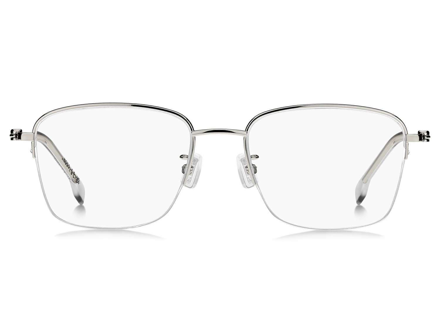Eyeglasses Hugo Boss 1800/F 109572 010 color palladium shape rectangle 