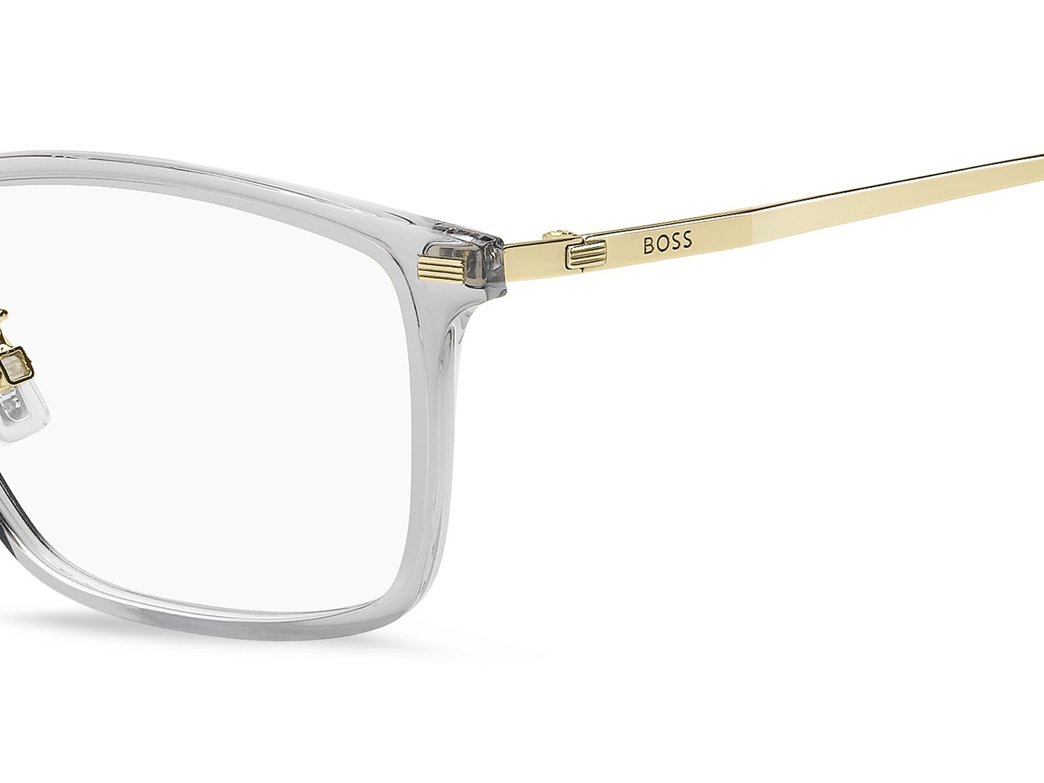Brillen Hugo Boss 1796/F 109573 FT3 farbe grey gold form rechteckig 