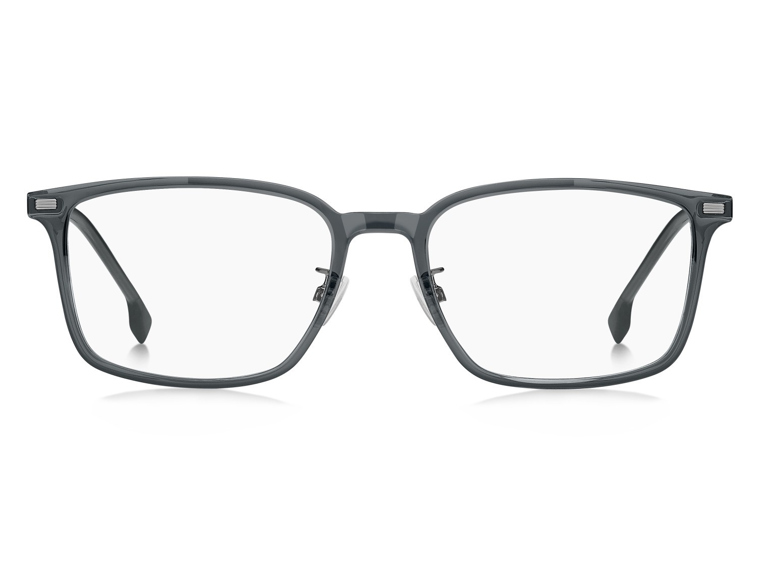 Eyeglasses Hugo Boss 1796/F 109573 HEK color grey dark ruthenium shape rectangle 