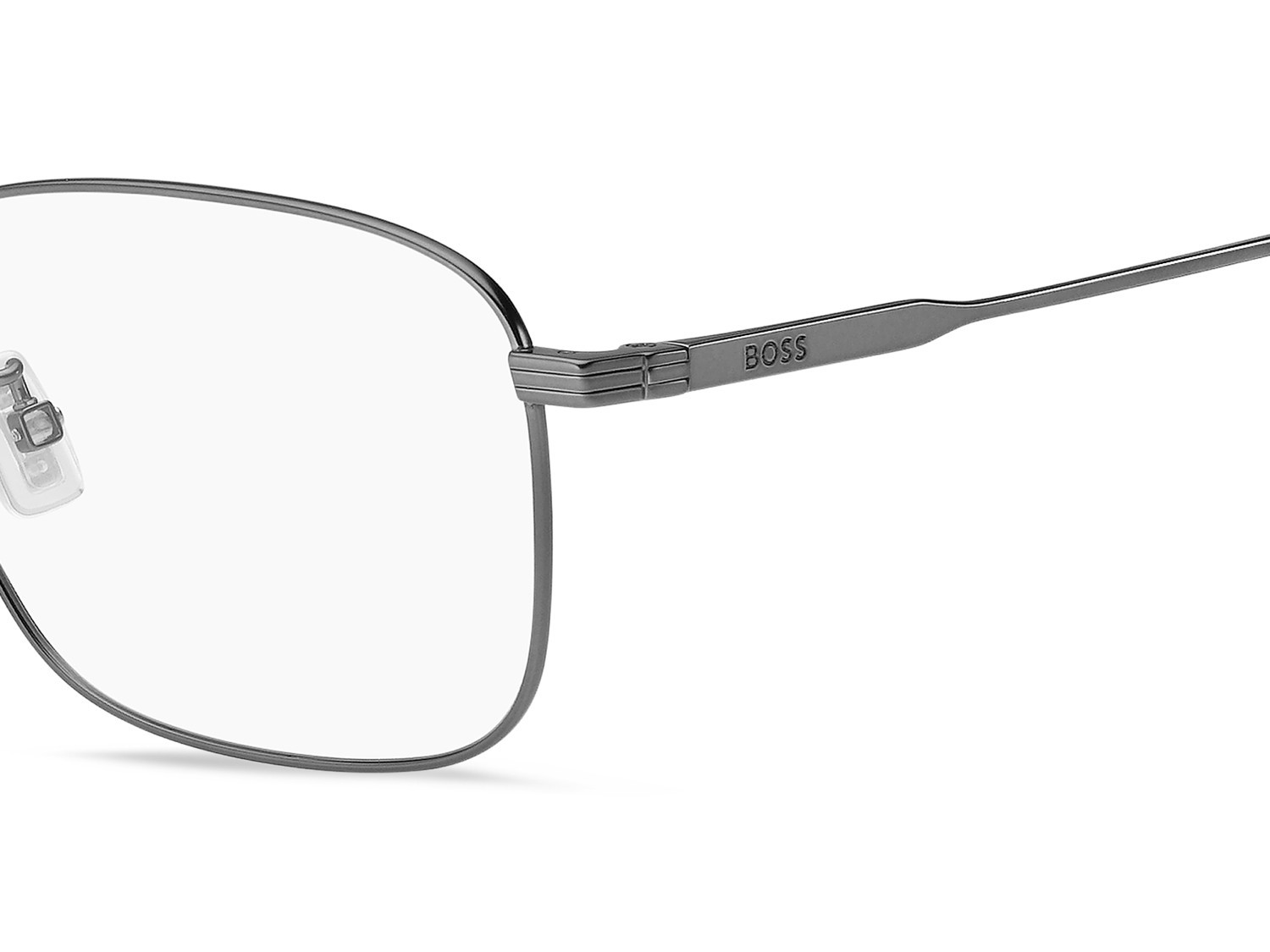Occhiali da vista Hugo Boss 1798/F 109575 R80 colore matte dark ruthenium forma rettangolare 