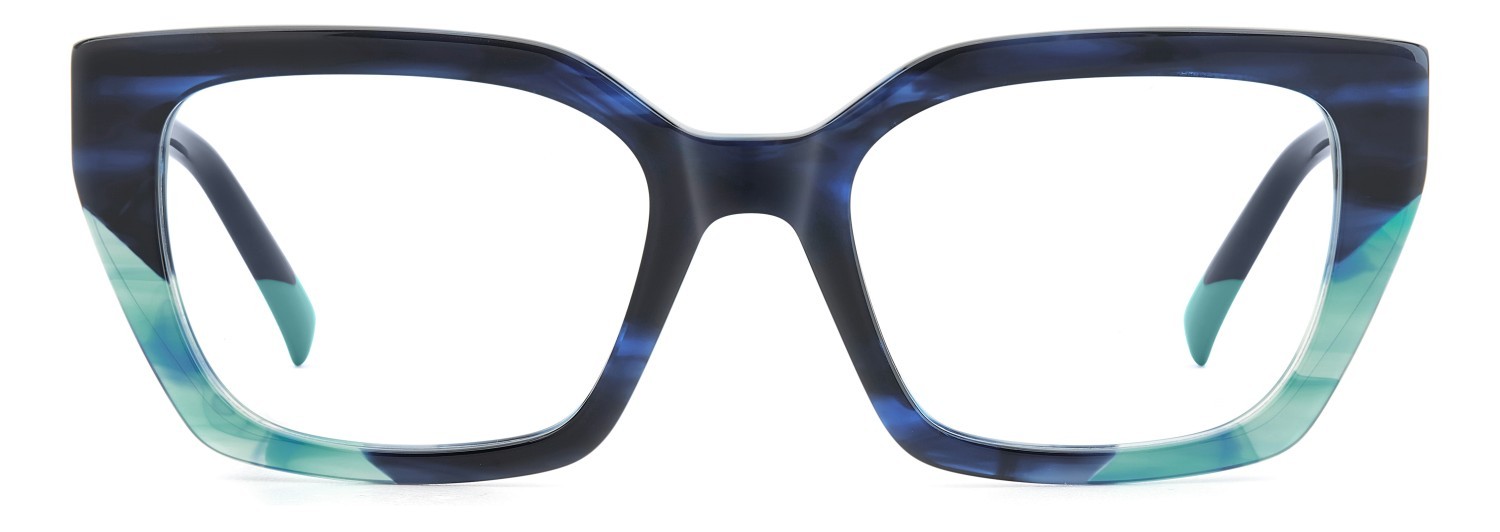 Occhiali da vista Missoni Mis 0225/G 109578 ZX9 colore blue azure forma rettangolare 
