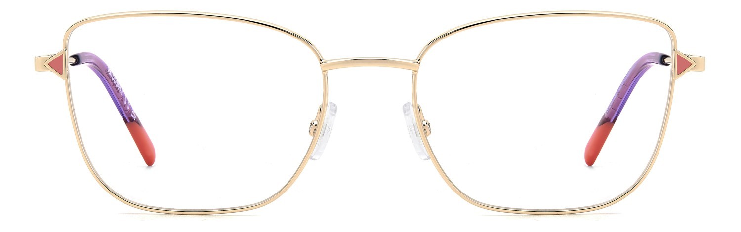 Occhiali da vista Missoni Mis 0241 109580 000 colore rose gold forma rettangolare 