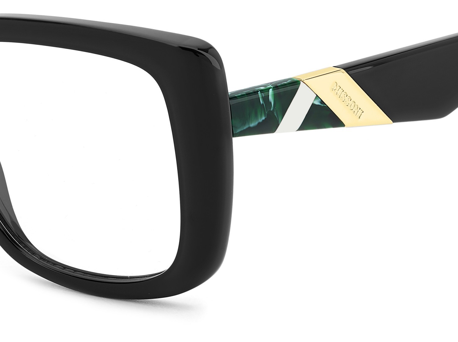 Eyeglasses Missoni Mis 0223 109581 807 color black shape square 