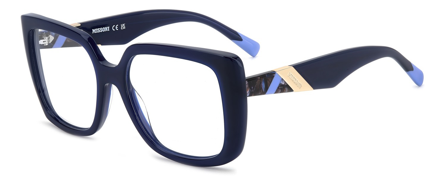 Occhiali da vista Missoni Mis 0223 109581 PJP colore blue forma quadrato 